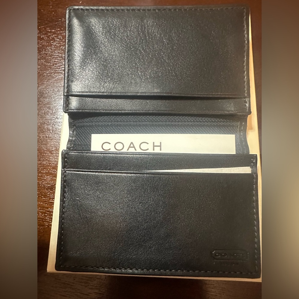 Coach (Beeker) bifold card holder  Reduce - Picture 4 of 5